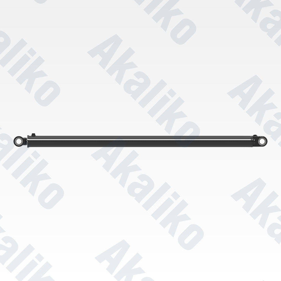 Side view of replacement hoist hydraulic cylinder for Caterpillar 725C dump truck, OEM part number 285-4031
