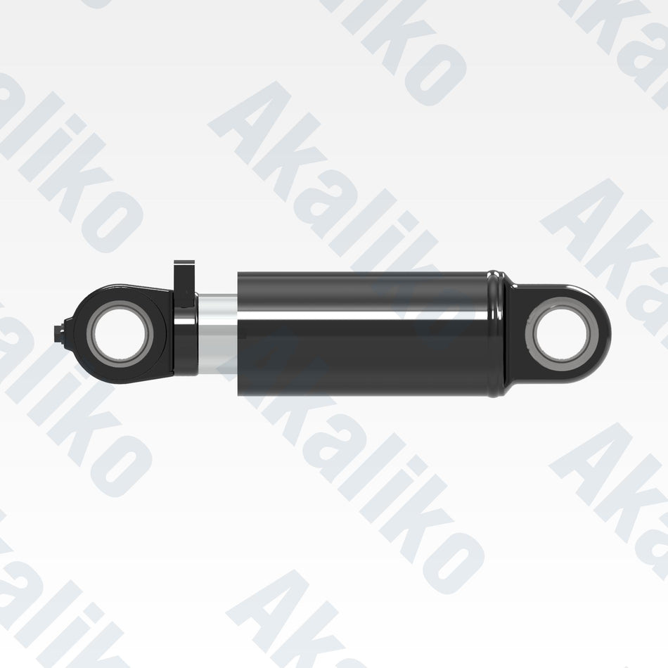 Side view of replacement front suspension hydraulic cylinder for Caterpillar 740B dump truck, OEM part number 341-4124