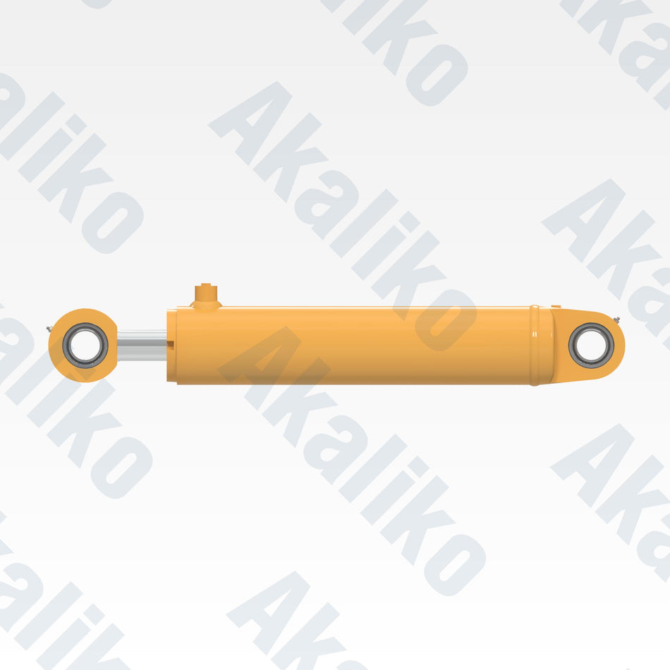 Side view of replacement steering hydraulic cylinder for Caterpillar 735/740B dump truck, OEM part number 223-1335