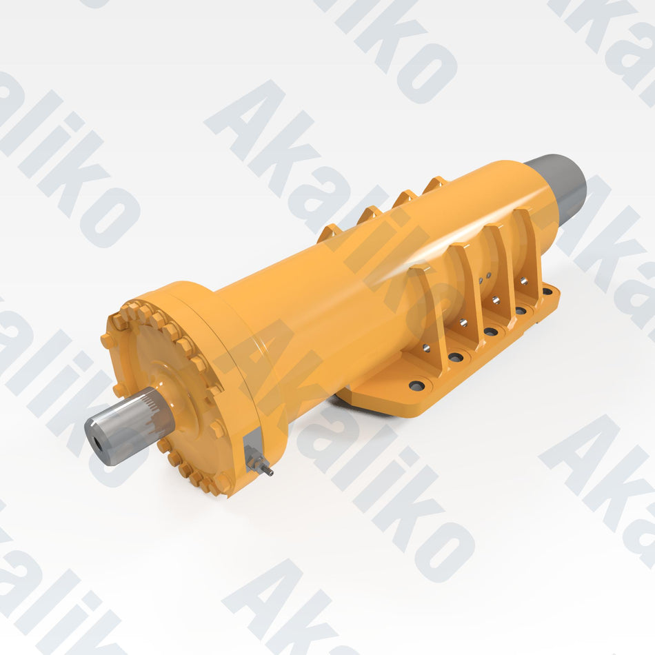 Replacement front suspension hydraulic cylinder for Caterpillar 770G dump truck, OEM part number 341-6163, aftermarket heavy equipment parts