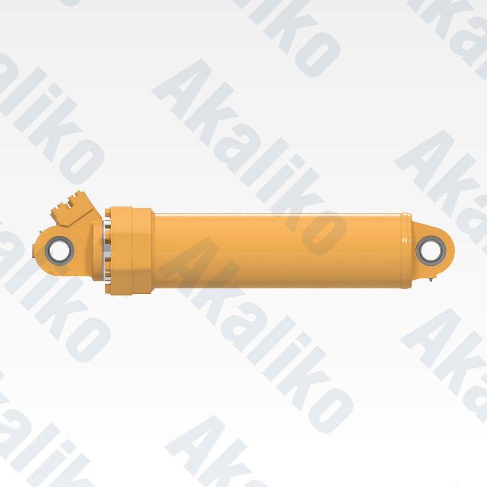 Side view of replacement hoist hydraulic cylinder for Caterpillar 770G dump truck, OEM part number 4T-4168