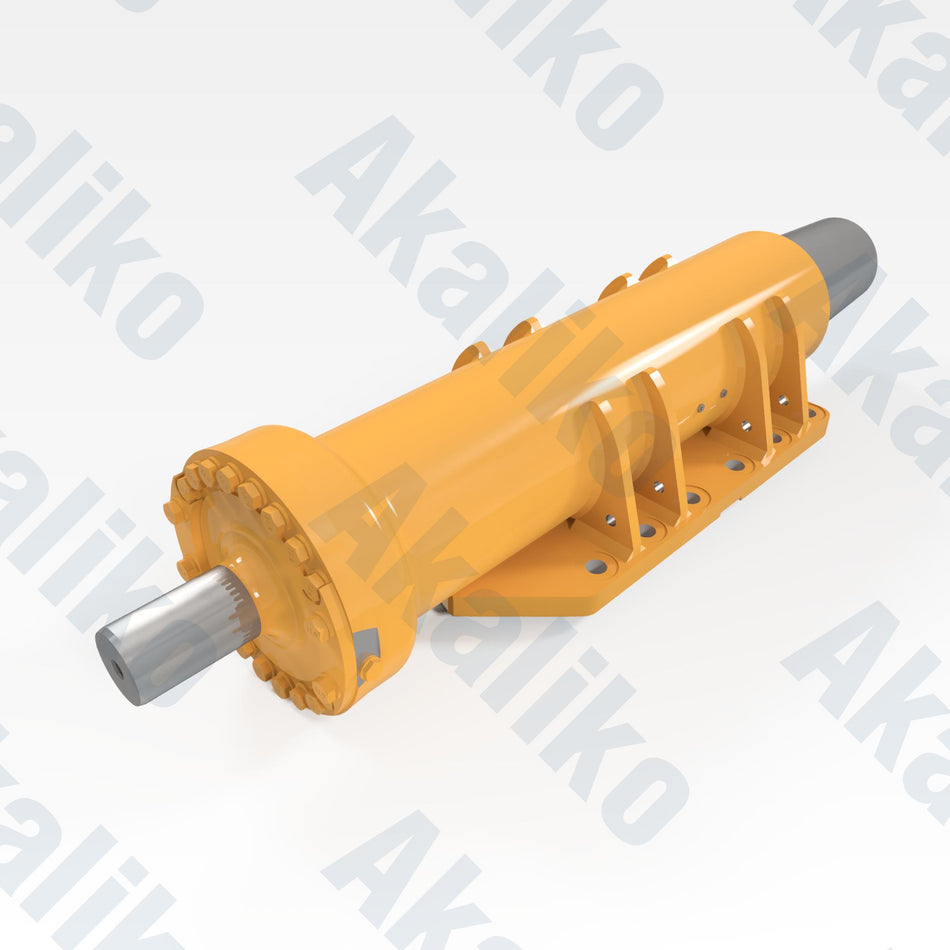 Replacement rear suspension hydraulic cylinder for Caterpillar 775G dump truck, OEM part number 441-5252, aftermarket heavy equipment parts
