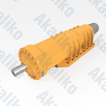 Replacement front suspension hydraulic cylinder for Caterpillar 777D dump truck, OEM part number 299-5433, aftermarket heavy equipment parts