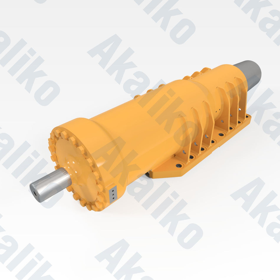 Replacement front suspension hydraulic cylinder for Caterpillar 777D dump truck, OEM part number 299-5433, aftermarket heavy equipment parts