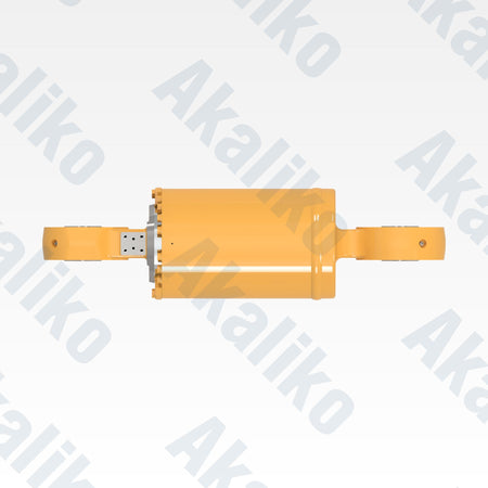 Top view of replacement rear suspension hydraulic cylinder for Caterpillar 777D dump truck, OEM part number 223-9648