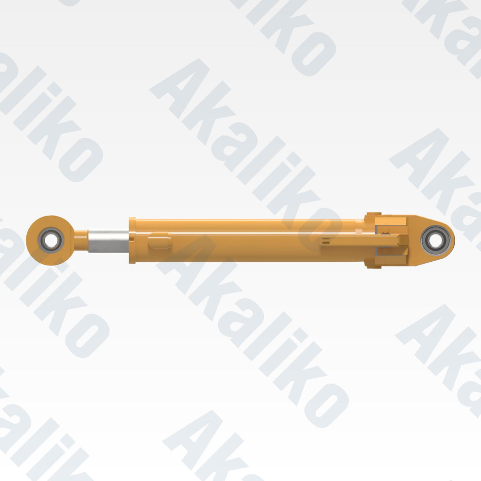 Side view of replacement steering hydraulic cylinder for Caterpillar 777G dump truck, OEM part number 417-3725