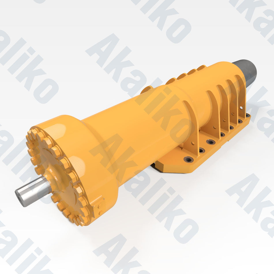 Replacement front suspension hydraulic cylinder for Caterpillar 785C/785D dump truck, OEM part number 297-1492, aftermarket heavy equipment parts