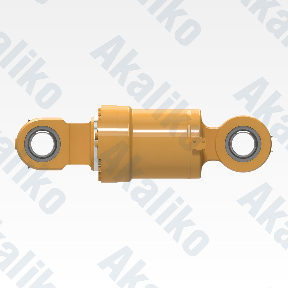 Side view of replacement rear suspension hydraulic cylinder for Caterpillar 785C/785D dump truck, OEM part number 311-7789