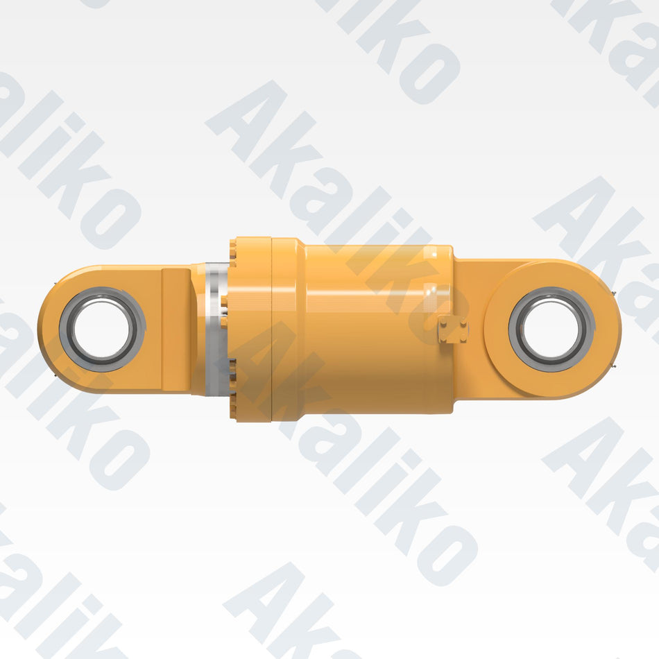Side view of replacement rear suspension hydraulic cylinder for Caterpillar 793D dump truck, OEM part number 284-8016