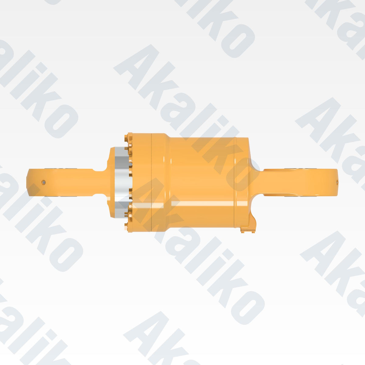 Top view of replacement rear suspension hydraulic cylinder for Caterpillar 793D/793F dump truck, OEM part number 295-5709