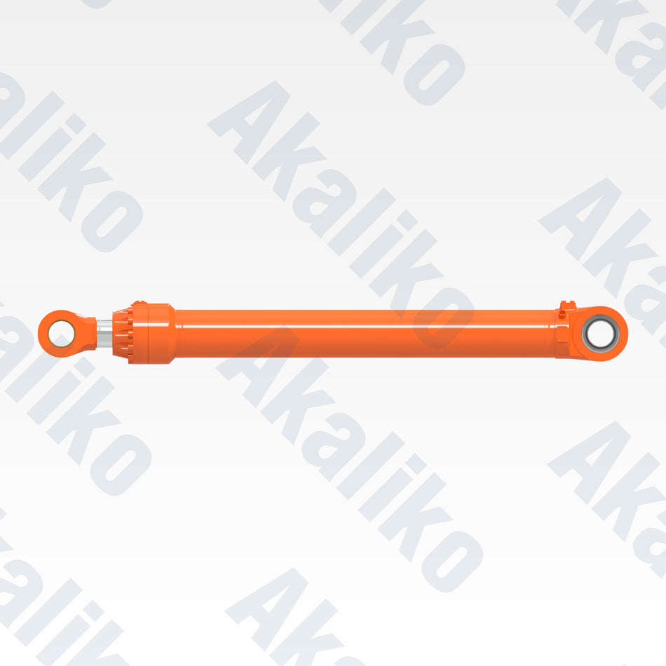 Side view of replacement boom hydraulic cylinder for Hitachi EX1900-6 excavator, OEM part number 445-6959