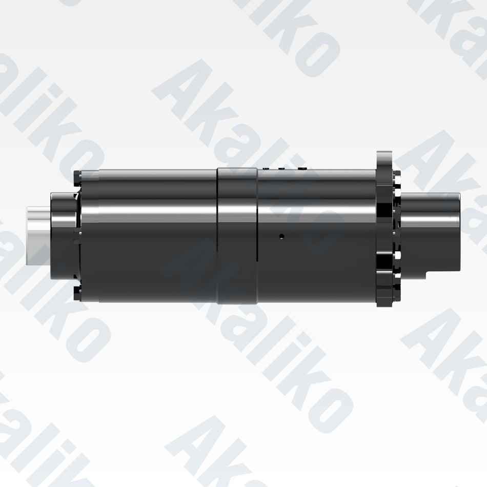Side view of replacement track adjuster hydraulic cylinder for Hitachi EX3600-6 excavator, OEM part number 923-0797