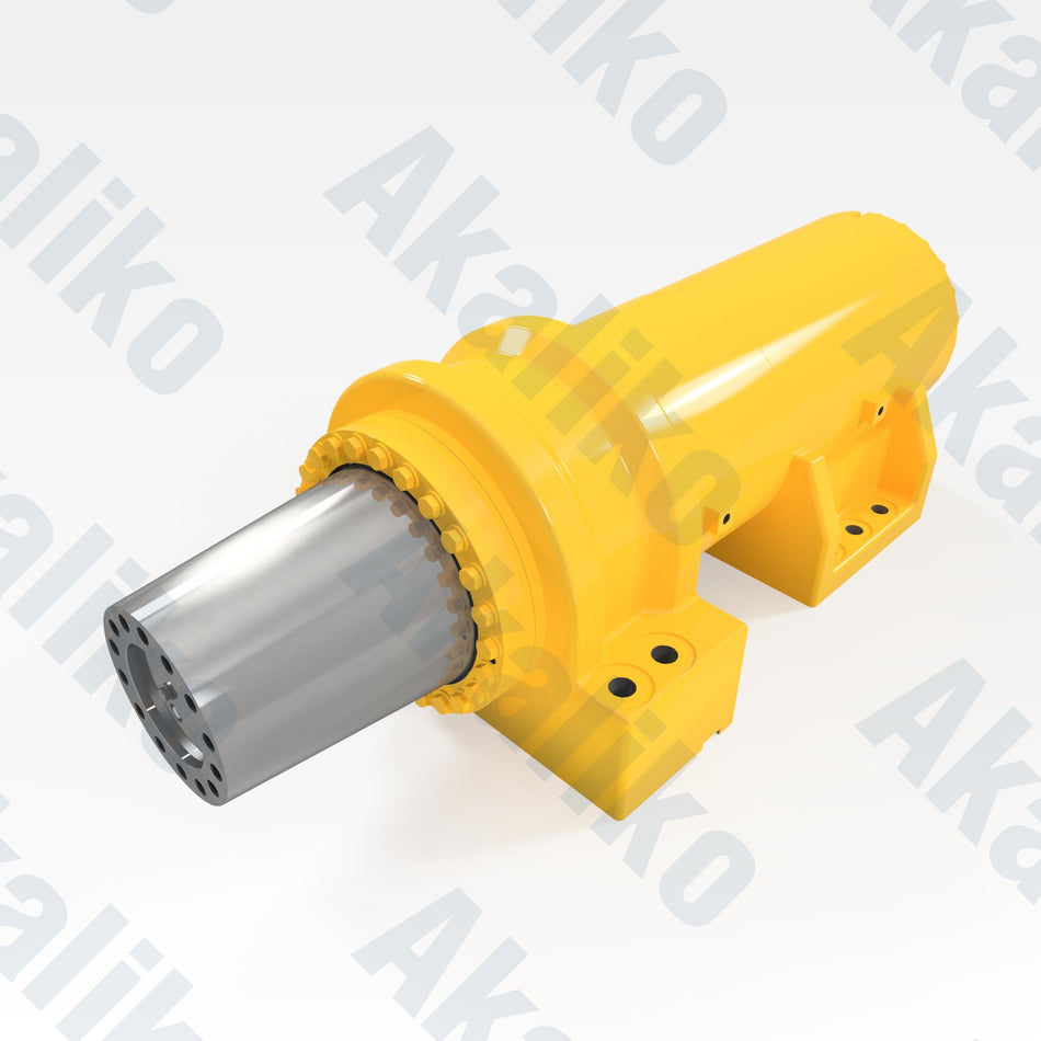 Replacement front suspension hydraulic cylinder for Komatsu 930E-4 dump truck, OEM part number 58F-50-00101, aftermarket heavy equipment parts