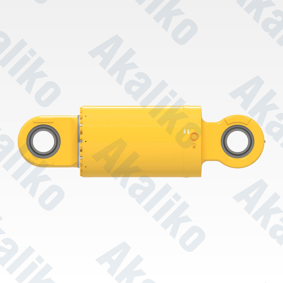 Side view of replacement rear suspension hydraulic cylinder for Komatsu 930E-4SE dump truck, OEM part number EM8847/EM8844