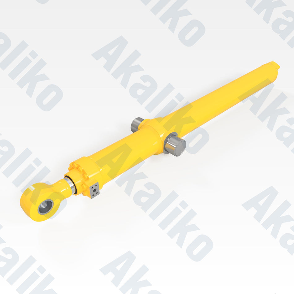 Replacement blade lift hydraulic cylinder for Komatsu D375A-6 track dozer, OEM part number 707-03-00340, aftermarket heavy equipment parts