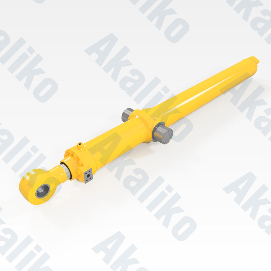 Replacement blade lift hydraulic cylinder for Komatsu D375A-6 track dozer, OEM part number 707-03-00350, aftermarket heavy equipment parts