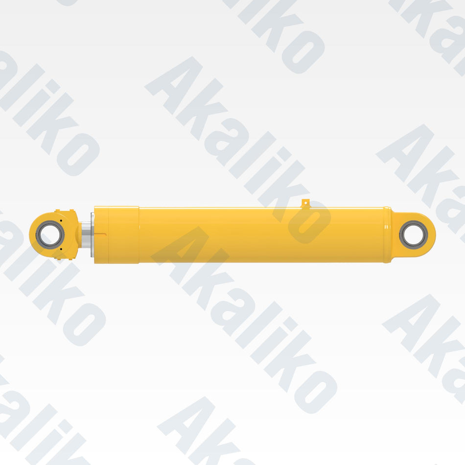Side view of replacement hoist hydraulic cylinder for Komatsu HD465-7 dump truck, OEM part number 707-09-00040