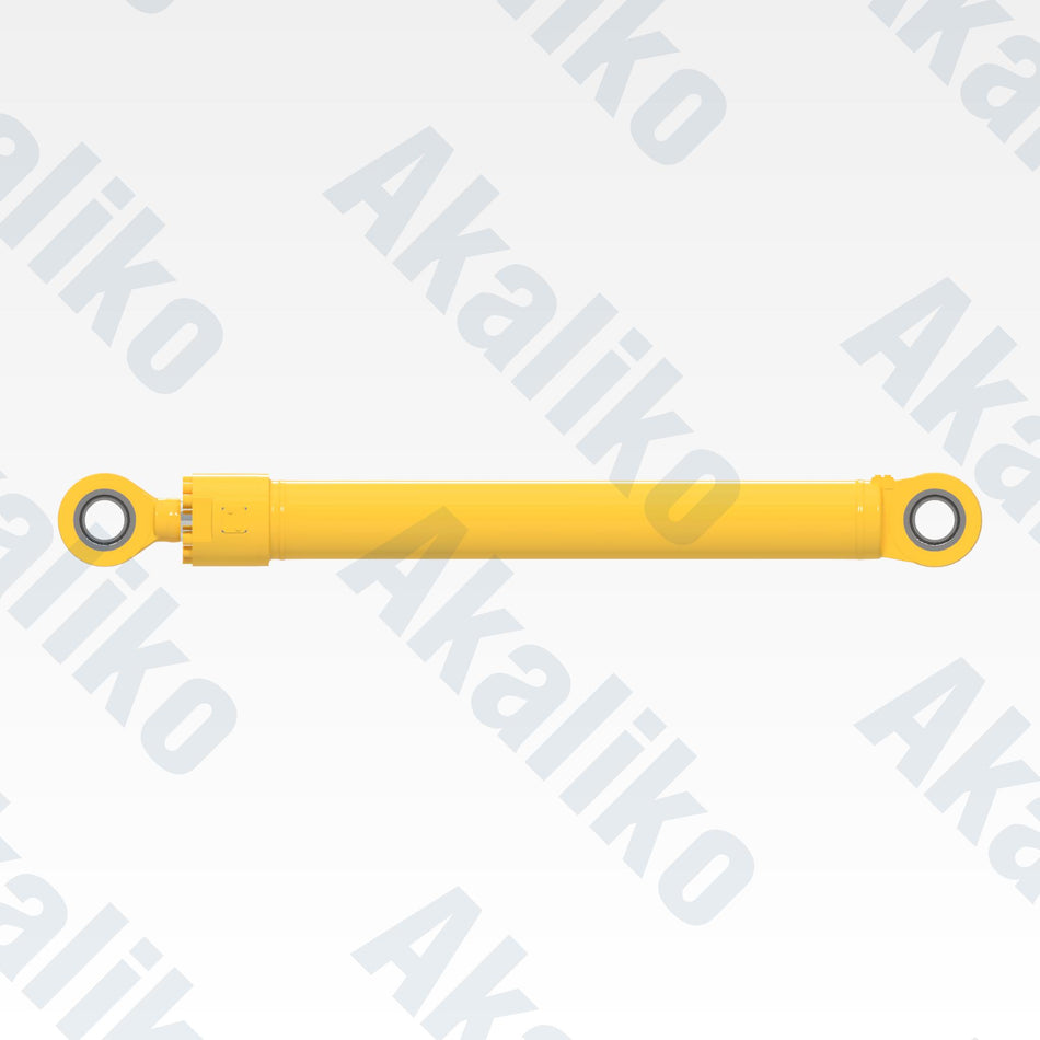 Side view of replacement boom hydraulic cylinder for Komatsu PC2000-8 excavator, OEM part number 707-01-0K750