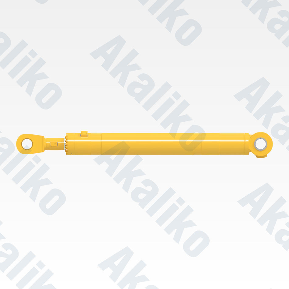 Side view of replacement bucket hydraulic cylinder for Komatsu PC5500-6 excavator, OEM part number 911-320-40