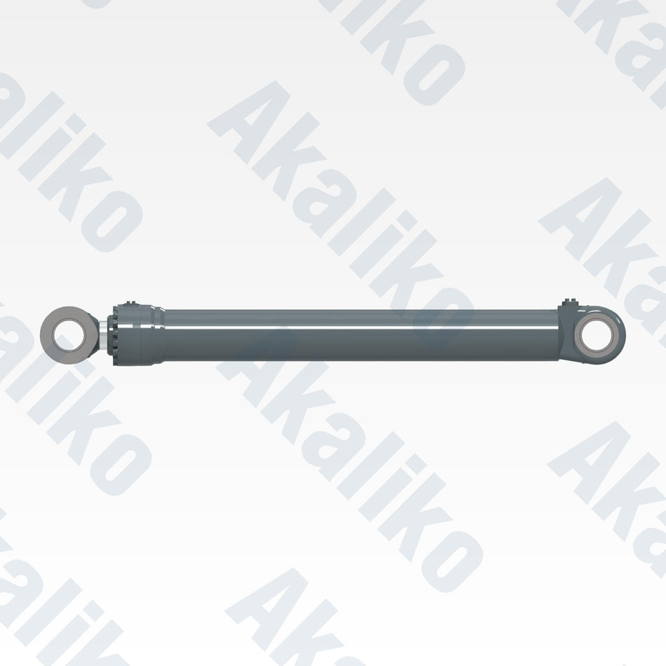 Side view of replacement boom hydraulic cylinder for Liebherr R9200 excavator, OEM part number 94072940
