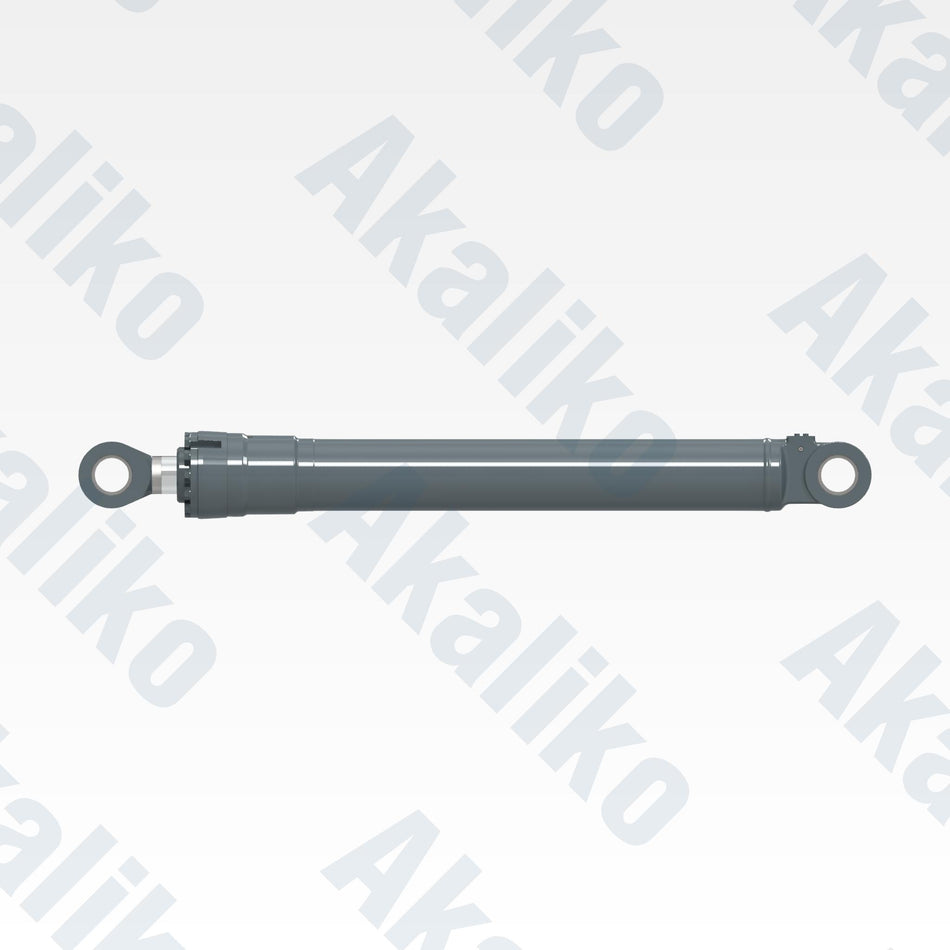 Side view of replacement boom hydraulic cylinder for Liebherr R984 excavator, OEM part number 9637254