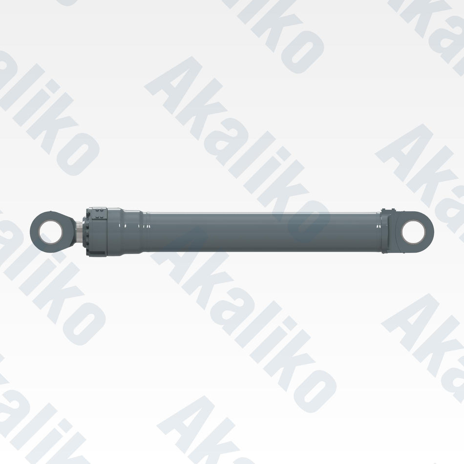 Side view of replacement bucket hydraulic cylinder for Liebherr R996B excavator, OEM part number 9247019