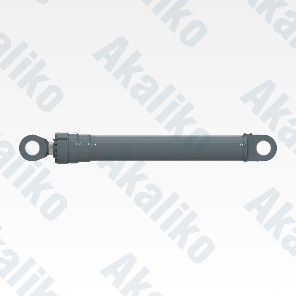 Side view of replacement bucket hydraulic cylinder for Liebherr R996B excavator, OEM part number 9307188